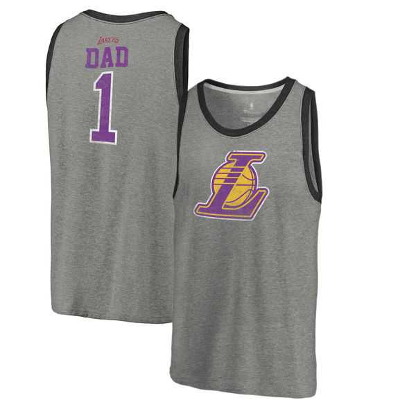 Los Angeles Lakers Fanatics Branded Greatest Dad Tri-Blend Tank Top - Heathered Gray,We sell and wholesale Los Angeles Lakers Fanatics Branded Greatest Dad Tri-Blend Tank Top - Heathered Gray on line form chian!